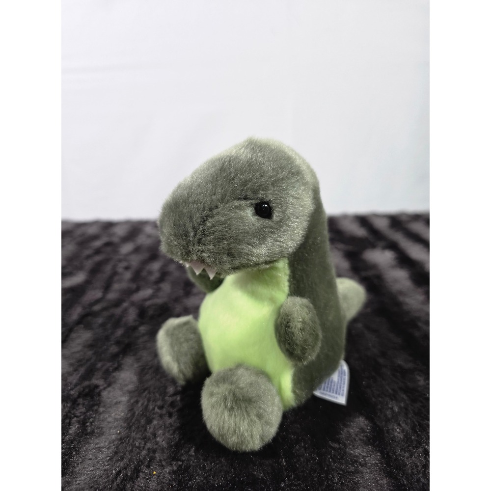 Palm Pals Aurora Tyranno Rex T-Rex Green Dinosaur Plush Stuffed Animal Toy